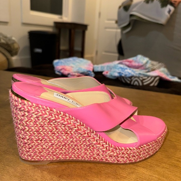 Jimmy Choo Wedges Size 39 (8.5) - Picture 7 of 8